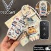 Vỏ chìa khóa Vinfast Crayon Shin-chan 2 nút, hộp đựng móc khóa VF3 - 71.005₫