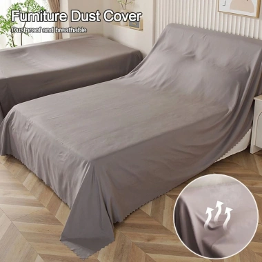 Vỏ chống bụi NAMSHEVA kích thước lớn màu xám, khuôn thoáng khí bảo vệ giường vải, sofa, bàn trà, ghế - 54.540₫