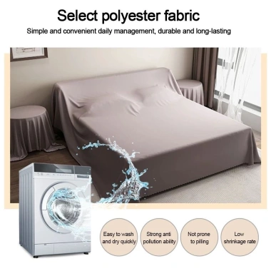 Vỏ chống bụi NAMSHEVA kích thước lớn màu xám, khuôn thoáng khí bảo vệ giường vải, sofa, bàn trà, ghế - 54.540₫ 9 Vỏ chống bụi NAMSHEVA kích thước lớn màu xám, khuôn thoáng khí bảo vệ giường vải, sofa, bàn trà, ghế - 54.540₫ 9