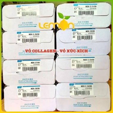 Vỏ collagen Viscofan 15,24m cho xúc xích, lạp xưởng, trứng gà nướng - 45.000đ 3
