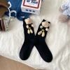Vớ Cotton 3D Đính Gấu Bông Mới Về - Phong Cách Hàn Quốc Mùa Thu Nữ, 70.706₫ 6