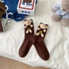 Vớ Cotton 3D Đính Gấu Bông Mới Về - Phong Cách Hàn Quốc Mùa Thu Nữ, 70.706₫ 8