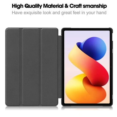 Vỏ da PU cho Xiaomi Redmi Pad 2 Pro 12.1 inch – Flip case tựđộng đánh thức, đỡ