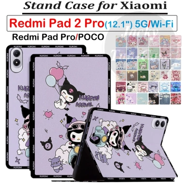 Vỏ da PU thời trang Kuromi cho Xiaomi Redmi Pad 2 Pro 5G 12.1 inch Wi‑Fi Giảm giá 162.000