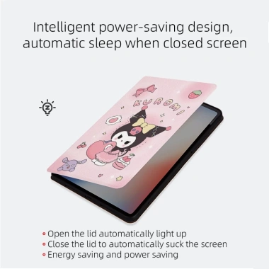 Vỏ da PU thời trang Kuromi cho Xiaomi Redmi Pad 2 Pro 5G 12.1 inch Wi‑Fi Giảm giá 162.000