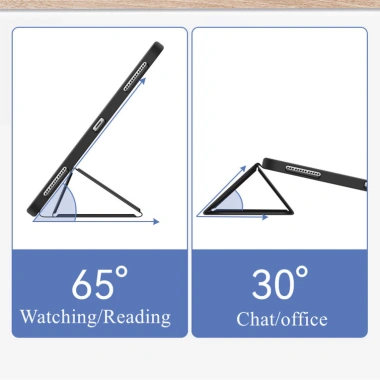 Vỏ da Trifold Xiaomi Redmi Pad 2 Pro 12.1″ Lật thông minh, chống sốc, giá đỡ mặt sau