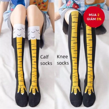 Vớ dài Chân Gà Hài Hước Thiết Kế Triệu Lệ Dĩnh & Dương Dịch Người Nổi Tiếng