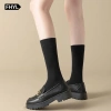 Vớ dài cotton mềm mại đến đầu gối trắng phong cách Lolita Nhật Bản cho nữ - Đa năng, giảm giá 24.000 VND 7