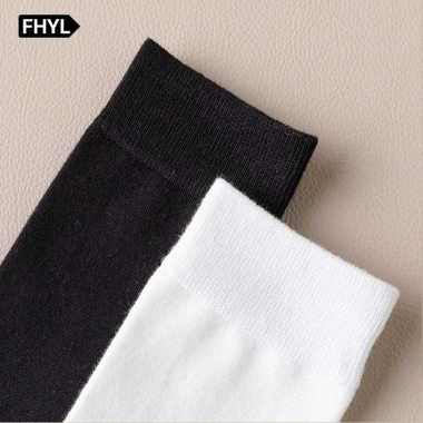 Vớ dài cotton mềm mại đến đầu gối trắng phong cách Lolita Nhật Bản cho nữ - Đa năng, giảm giá 24.000 VND