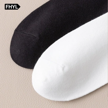 Vớ dài cotton mềm mại đến đầu gối trắng phong cách Lolita Nhật Bản cho nữ - Đa năng, giảm giá 24.000 VND