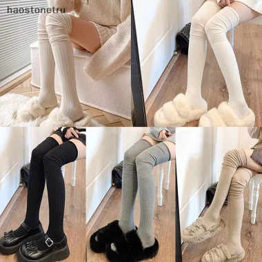 Vớ Dài Cotton Nữ Giữ Ấm Mùa Đông, Thiết Kế Gối Đôi Trơn Vải Mềm Mại - Đồ Ngủ Thời Trang, Phong Cách Đa Dạng, Giá Ưu Đãi 5