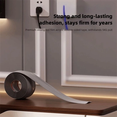Vỏ dây NAMSHEVA PVC linh hoạt – Vỏ cáp sàn mềm tự dính, quản lý cáp, chỉ 58.080₫
