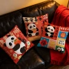 Vỏ đệm lễ hội Panda trang trí năm mới, vỏ gối sofa gia đình, giá 45.789 VND 3