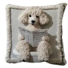 Vỏ đệm Poodle 3D dễ thương - Vỏ gối trang trí chó vui nhộn cho ghế sofa, giảm giá 20% 5