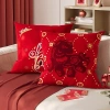 Vỏ đệm sofa lễ hội năm mới màu đỏ, tựa lưng phòng khách, cao cấp, không lõi, kèm gối ngủ - giảm 18%