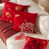 Vỏ đệm sofa lễ hội năm mới màu đỏ, tựa lưng phòng khách, cao cấp, không lõi, kèm gối ngủ - giảm 18% 3