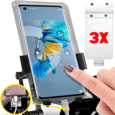 Vỏ điện thoại chống nước – Túi màn hình cảm ứng cổng sạc, che mưa, thể thao