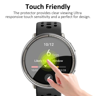 Vỏ đồng hồ bảo vệ màn hình cong 1/3/5 cho Amazfit Active 2 phim bảo vệ, giảm giá 40.272₫ 4
