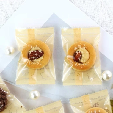 Vỏ đựng bánh 100 túi 5.5x8.5cm B5 - Cookie, bông tuyết, trà - Giá 35.000₫