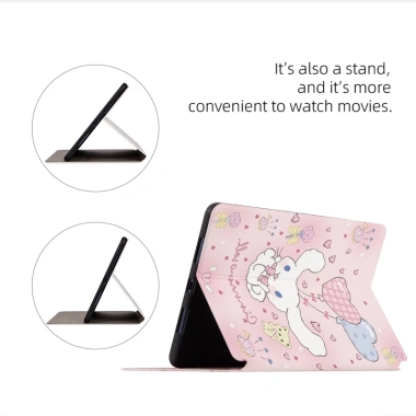Vỏ Flip Cover PU cho NUMVIBE Pad H13 Pro - Họa tiết hoạt hình, chống sốc, trơn trượt, chống mồ hôi