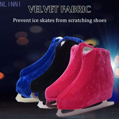 Vỏ giày trượt băng NLINNI Nhung Flannelette, chống bẩn, chống mài, nhiều màu, Ice Skate Protector Vỏ giày trượt băng NLINNI Nhung Flannelette, chống bẩn, chống mài, nhiều màu, Ice Skate Protector