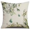 Vỏ gối 45x45 xanh lá cây Linen - Hai mặt, trang trí sofa mùa xuân, giảm giá 22% chỉ 46.119 VND 10