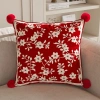 Vỏ gối 45x45cm Đỏ Lễ hội - Đệm đầu giường, Gối sofa mềm, Trang trí đám cưới, 304.665 VNĐ 7