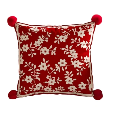 Vỏ gối 45x45cm Đỏ Lễ hội - Đệm đầu giường, Gối sofa mềm, Trang trí đám cưới, 304.665 VNĐ 9