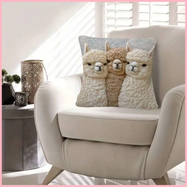 Vỏ Gối Alpaca Mềm Ngắn Sang Trọng - Đệm Sofa & Đầu Ô Tô, Giá Giảm 63.720₫