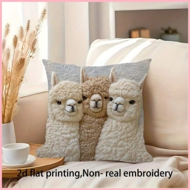 Vỏ Gối Alpaca Mềm Ngắn Sang Trọng - Đệm Sofa & Đầu Ô Tô, Giá Giảm 63.720₫