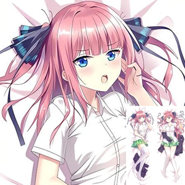 Vỏ gối Anime Quintuplets Dakimakura Nakano Nino - Giá 112.860₫, giảm mạnh