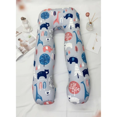 Vỏ Gối Bà Bầu Chữ U 145cm Cotton Mềm Mịn Thông Thoáng Không Gồm Ruột Gối – Giá Gốc 193.500, Giảm 150.000 10