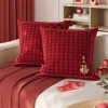 Vỏ gối buộc màu hồng 60x60 45x45 40x40 - Sofa trang trí nhà may mắn, giảm giá 17% chỉ 43.439 VNĐ 2
