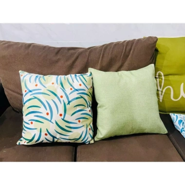 Vỏ gối chim hoa xanh 40x40/45x45 - Trang trí sofa trừu tượng, giá chỉ 46.982đ 8