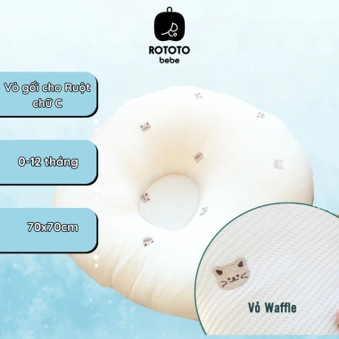 Vỏ gối chống trào ngược ALADDINVINA cho bé 0‑12 tháng - Thoáng mát, dễ giặt - 490.000 VND 3