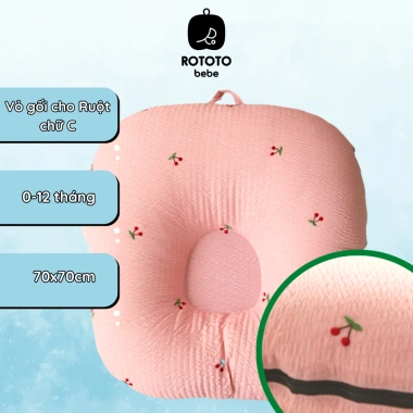 Vỏ gối chống trào ngược Ripple Rototo Bebe gợn sóng ALADDINVINA - Giá 560.500₫ 3