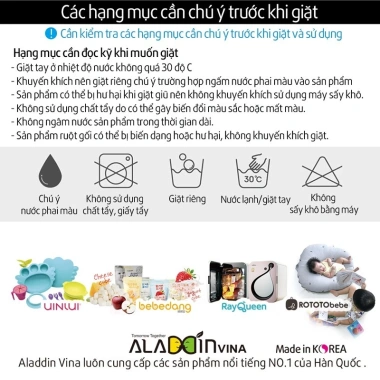 Vỏ gối chống trào ngược ruột chữ C Cotton Lụa RototoBebe - Giá chỉ 850.000 VNĐ 9 Vỏ gối chống trào ngược ruột chữ C Cotton Lụa RototoBebe - Giá chỉ 850.000 VNĐ 9