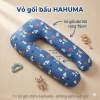 Vỏ Gối Chữ U Bà Bầu Hahuma - Vải Hàn Quốc Mềm Mịn, Dễ Tháo Giặt, Giá 230k