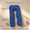 Vỏ Gối Chữ U Bà Bầu Hahuma - Vải Hàn Quốc Mềm Mịn, Dễ Tháo Giặt, Giá 230k 2