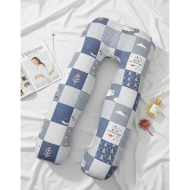 Vỏ Gối Chữ U Bà Bầu Hahuma - Vải Hàn Quốc Mềm Mịn, Dễ Tháo Giặt, Giá 230k 7