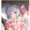 Vỏ gối cơ thể WATAMOTE Tomoko Kuroki Dakimakura 2 mặt - Gối anime giặt được, tháo rời, trang trí phòng