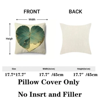 Vỏ Gối CONOPERY 45x45cm Họa Tiết Lá In Polyester - Giá Ưu Đãi 49.788đ - Vỏ Đệm Sofa Hiện Đại