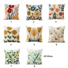 Vỏ Gối Cotton Họa Tiết Hoa Sang Trọng Trang Trí Sofa và Giường Giá Ưu Đãi 131k 2