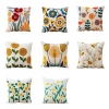 Vỏ Gối Cotton Họa Tiết Hoa Sang Trọng Trang Trí Sofa và Giường Giá Ưu Đãi 131k 3