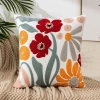 Vỏ Gối Cotton Họa Tiết Hoa Sang Trọng Trang Trí Sofa và Giường Giá Ưu Đãi 131k 4