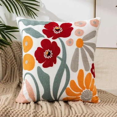 Vỏ Gối Cotton Họa Tiết Hoa Sang Trọng Trang Trí Sofa và Giường Giá Ưu Đãi 131k 4 Vỏ Gối Cotton Họa Tiết Hoa Sang Trọng Trang Trí Sofa và Giường Giá Ưu Đãi 131k 4