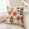 Vỏ Gối Cotton Họa Tiết Hoa Sang Trọng Trang Trí Sofa và Giường Giá Ưu Đãi 131k 5