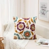 Vỏ Gối Cotton Họa Tiết Hoa Sang Trọng Trang Trí Sofa và Giường Giá Ưu Đãi 131k 8