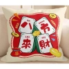 Vỏ gối cotton may mắn đa kích thước 70x70 60x60 50x50 45x45, phong phú, trang trí sofa năm mới 43.439 VND 2