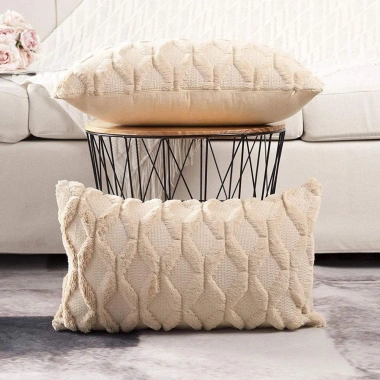 Vỏ Gối CUXIN Chất Lượng Nhiều Màu - Trang Trí Sofa, Phòng Khách, Gối Ném, Hình Thoi, Sọc, Chữ Nhật - Giá 84.024₫ 3
